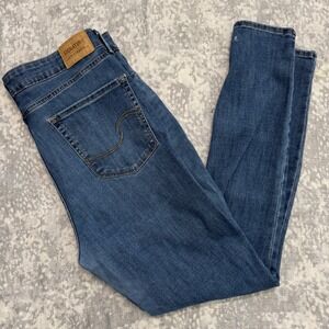 Signature by Levi Strauss Women's High Rise Skinny Jeans Blue Stretch Denim